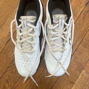 Nike White baseball cleats